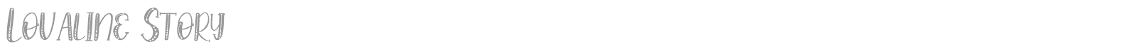 Lovaline Story font preview